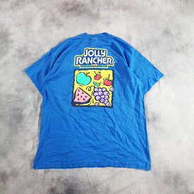 90s FRUIT OF THE LOOM "JOLLY RANCHER" ロゴ Tシャツ(XL) k2444