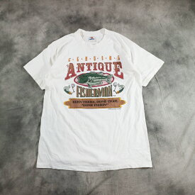 90s T-AMERICA バス フィッシング Tシャツ(XL) k2449