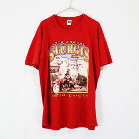 90s USA製 RUSSELL ATHLETIC "RALLY WEEK STURGIS" Tシャツ バイク(L)m7840