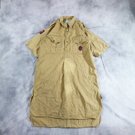 60s THE Scout Shop ボーイスカウト S/S シャツ(15) k2591