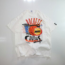 90s USA製 STARTER NBA ヒューストン ロケッツ Tシャツ 1995 チャンピオン バスケットボール(LARGE) k2739