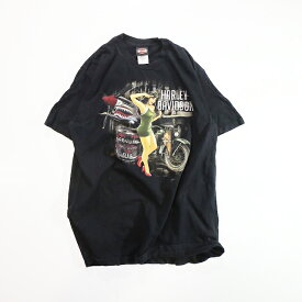 00s Harley Davidson "GERMANY" Tシャツ ハーレー ダビッドソン バイク(L) k2859