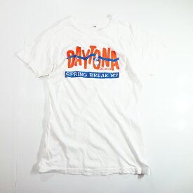 80s USA製 FRUIT OF THE LOOM "DAYTONA BEACH SPRING BREAL 1987" Tシャツ(LARGE) k2944