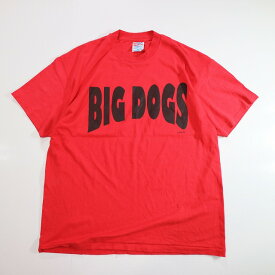 90s Hanes "BIG DOGS" ナンバリング Tシャツ(XLARGE) k3021