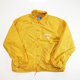 90s USA製 Champion "GEORGIA TECH" ナイロン フリース コーチ ジャケット チャンピオン カレッジ(X-LARGE) k3475