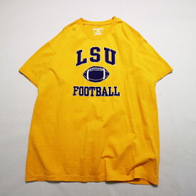 STEVE&BARRY'S "LSU FOOTBALL" Tシャツ カレッジ アメフト(XL) l1854