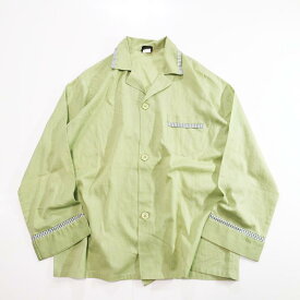 70s USA製 Sears パジャマ シャツ(MEDIUM) k5178