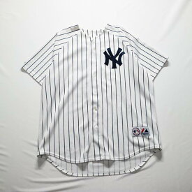 00s Majestic MLB ニューヨーク ヤンキース "ジェイソン ジアンビ" ユニフォーム メジャーリーグ 野球 ゲームシャツ m6021