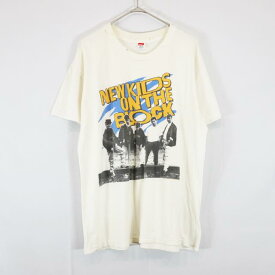 80s USA製 Hanes "NEW KIDS ON THE BLOCK" Tシャツ NKOTB(XL)m6922