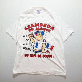 00s American Zone "CHAMPION DU MONDE" Tシャツ フランス(XL) l2183
