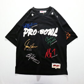 90s mvp NFL "PRO BOWL" 刺繍 フットボール Tシャツ アメフト(52) l2244