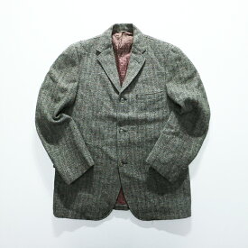 70s Harris Tweed ウール テーラード ジャケット ハリスツイード L2873