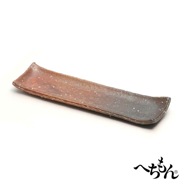 楽天市場】【信楽焼】へちもん 紅信楽 長皿 : へちもんショップ