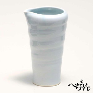 【信楽焼】へちもん うす青 注器