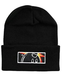 Adam Bomb Patch Beanie Black �r�[�j�[ ��������