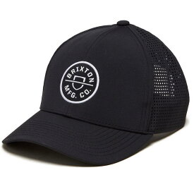 Brixton Crest X Mp Snapback Hat Cap Black キャップ 送料無料