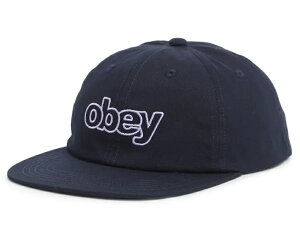 Obey Select Snapback Hat Cap Navy キャップ 送料無料