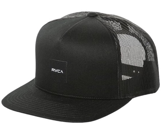 RVCA Transfer II Trucker Hat Cap Black キャップ 送料無料