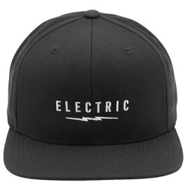 Electric Undervolt Snapback Hat Cap Black キャップ 送料無料