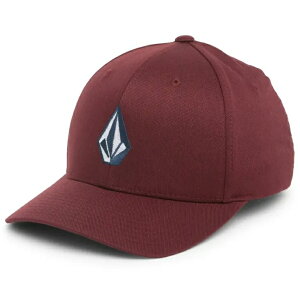 Volcom V Full Stone Xfit Hat Cap Bordeaux Brown S/M �L���b�v ��������
