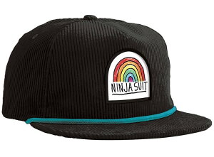 Airblaster Ninja Rainbow Corduroy Hat Cap Black �L���b�v ��������