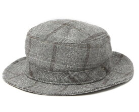 Brixton Hardy Bucket Hat Grey Plaid M ハット 送料無料