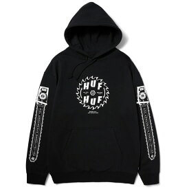 HUF Buzzkill Pullover Hoodie Black XL パーカー 送料無料