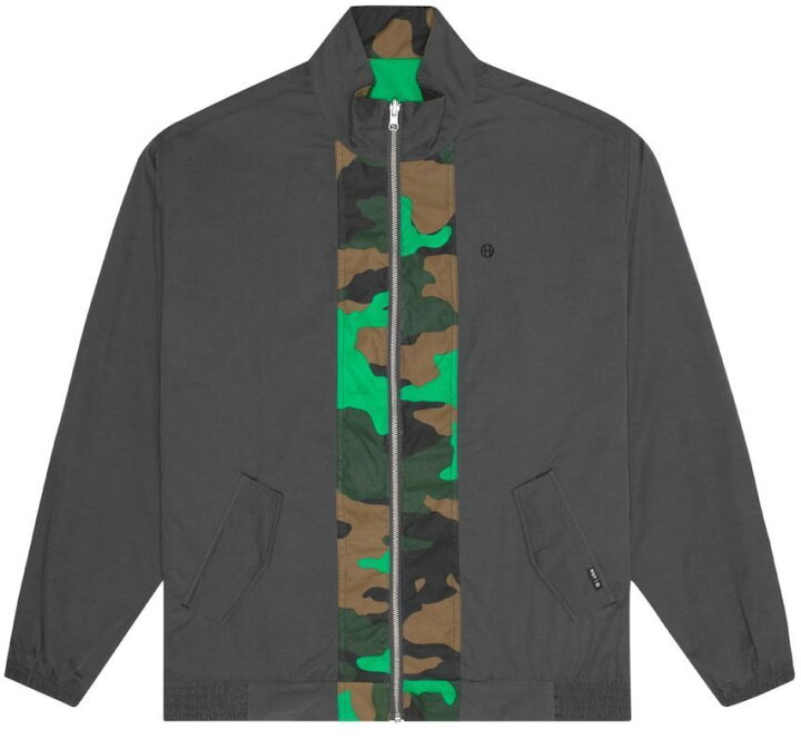 楽天市場】HUF Cambridge Harrington Jacket Black S リバーシブル 
