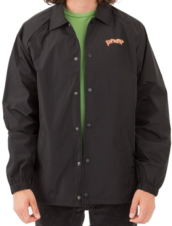 楽天市場】Ripndip Inferno Coaches Jacket Black L コーチジャケット 