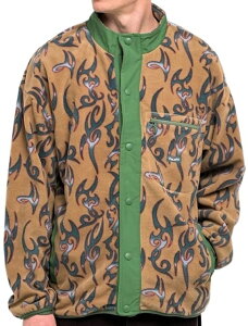 HUF Static Polar Fleece Jacket Oatmeal M �W���P�b�g ��������