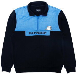 Ripndip Beverly Half Zip Jacket Blue S �t���[�X ��������