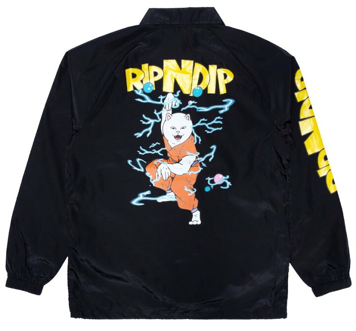 楽天市場】Ripndip Super Sanerm Coaches Jacket Black M コーチ 