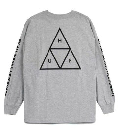 HUF Triple Triangle L/S T-Shirt Grey Heather M Tシャツ 送料無料