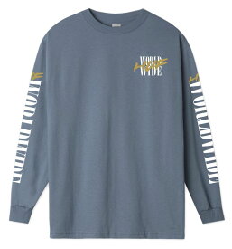 HUF Action Hero L/S T-Shirt Blue Mirage S Tシャツ 送料無料