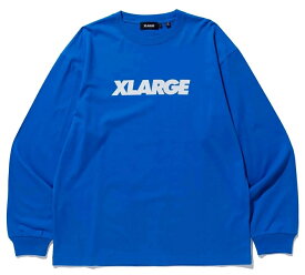 X-Large Standard Logo L/S T-Shirt Blue S Tシャツ 送料無料