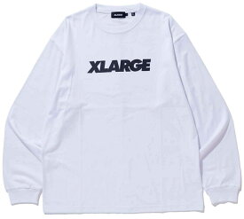 X-Large Standard Logo L/S T-Shirt White M Tシャツ 送料無料