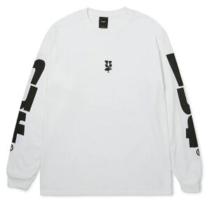 HUF Megablast L/S T-Shirt White L T�V���c ��������