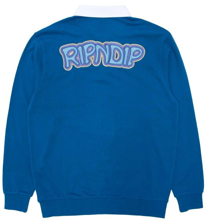 楽天市場】Ripndip Intertwined Long Sleeve Rugby Slate XL 