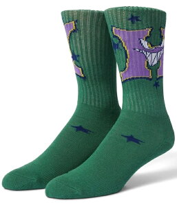 HUF Sassy H Socks Forest Green �C�� �\�b�N�X ��������