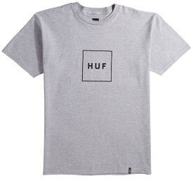 HUF Box Logo T-Shirt Grey Heather M Tシャツ 送料無料