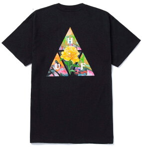 HUF New Dawn Triple Triangle T-Shirt Black L T�V���c ��������