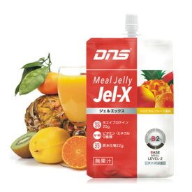 DNS　Meal　Jelly　Jel-X　ミールゼリー　ジェルエックス　トロピカルフルーツ風味　285g×6個入り