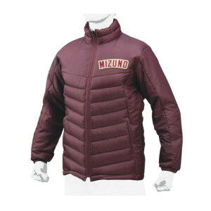 ミズノ 野球 テックフィルジャケット 12JE7G3063 エンジ