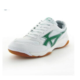 ムーンスター ジムスターS400 W/グリーン 高機能体育館シューズ　インドア　子供靴/メンズ/レディース