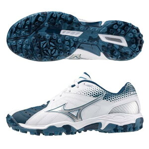 ミズノ ユニセックス ハンドボールシューズ ウエーブガイア3 X1GD1850 21 ホワイト×ブルー×シルバー 2E相当