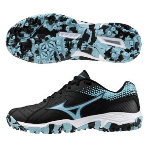 ミズノ ユニセックス ハンドボールシューズ ウエーブガイア3 WIDE X1GD2350 02 ブラック×ホワイト×ブルー 3E相当