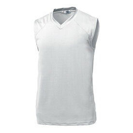 ウンドウ　wundou　ベーシックバスケットシャツ P1810-00　ホワイト バスケットボール