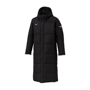 ミズノ 保温素材 吸湿発熱 テックフィルブレスサーモコート 32MEC550 09 ブラック  ブレスサーモ あったか ユニセックス 男女兼用