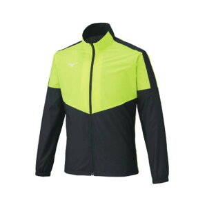 ミズノ ウィンドブレーカージャケット 32MEC120 37 セーフティイエロー×ブラック ユニセックス 男女兼用