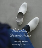 chausser TRAVEL SHOES ドクターシューズ メダリオン レザースリッポン ブラック ホワイト Vibramソール …